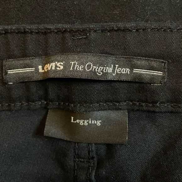 Levi’s Black Leggings Pants size 10 - Picture 3 of 4